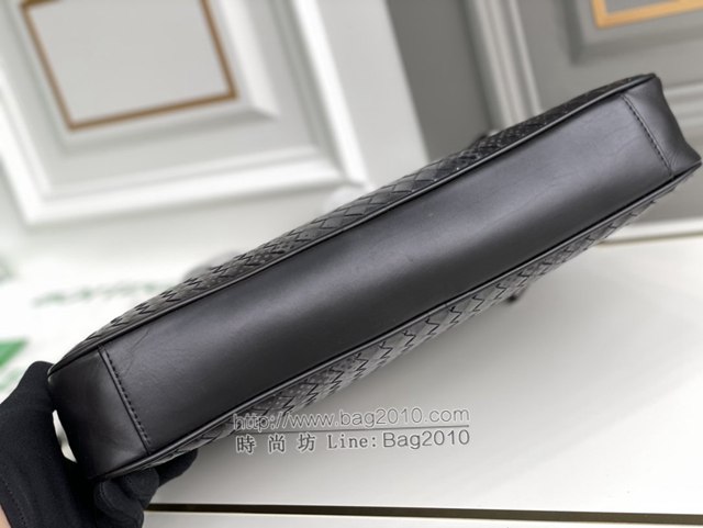 Bottega veneta高端男包 98014 寶緹嘉手工編織原廠進口胎牛皮男士手袋 BV經典款男士手提公事包  gxz1367